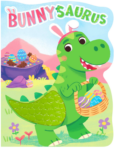 Bunnysaurus - Touch and Feel Board Easter Book - Sensory Board Book