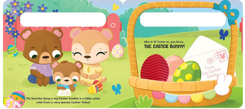 My Easter Basket - Children's Sensory Touch and Feel Board Book with Handle