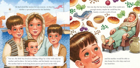 The Miracle of the Bread, the Fish, and the Boy Hardcover – Picture Book