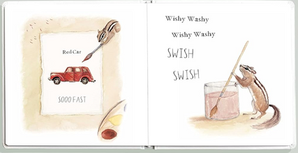 Wishy Washy: A Board Book of First Words and Colors for Growing Minds Board book